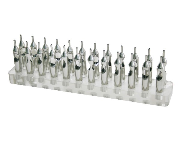 Acrylic Tattoo Tip Holder - Stainless Steel Tip Holder 