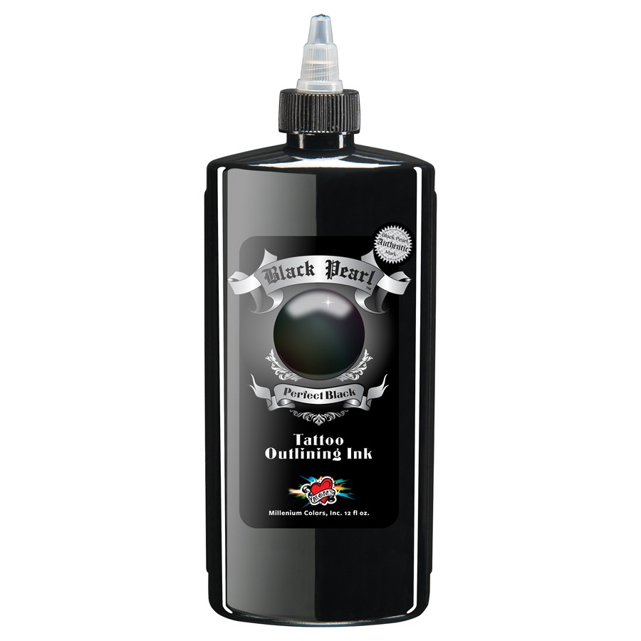 Black Pearl Outlining Tattoo Ink 12oz