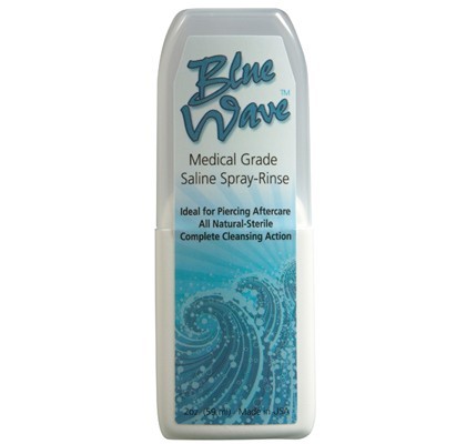 Tattoo Goo Blue Wave Piercing Medical Grade Saline Spray-Rinse - 2oz