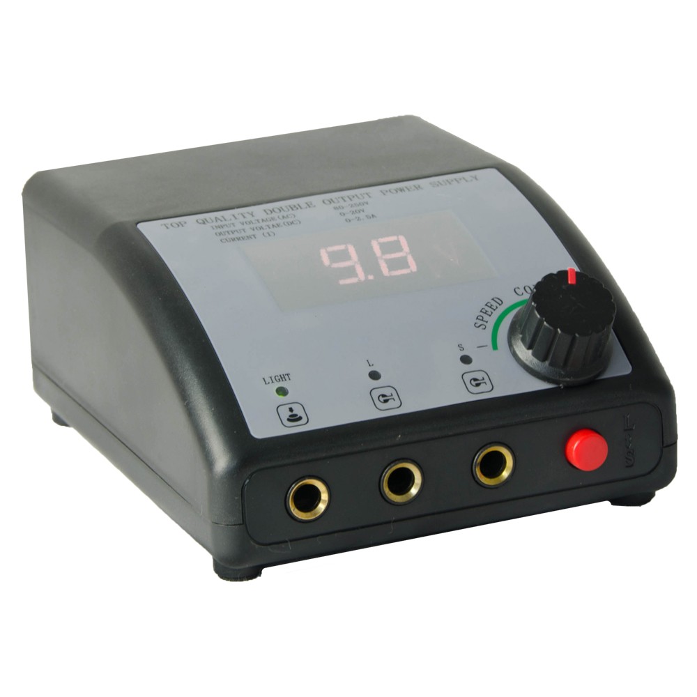 Compact Dual Output Tattoo Power Supply