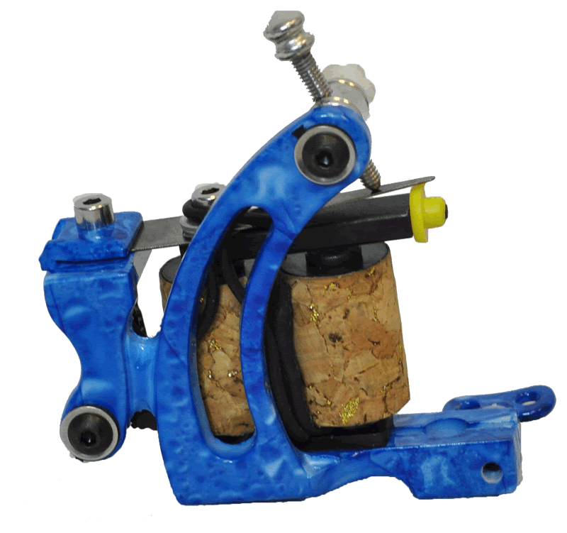 Blue Marble Stainless Steel Liner Tattoo Machine (H3-1)