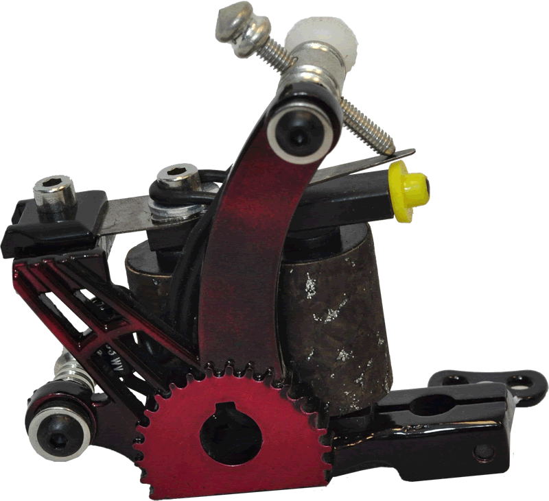 Red Gear Stainless Steel Liner Tattoo Machine (H3-3)