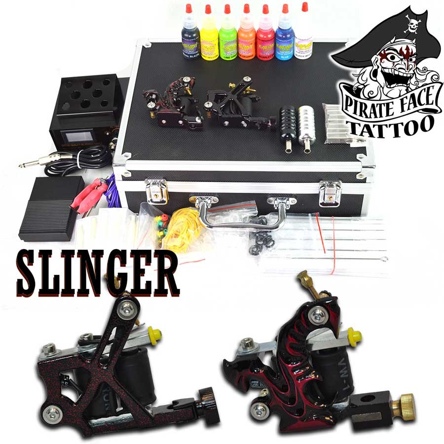 Insecten tellen Nauwgezet Dusver SLINGER BASIC - 4 Gun Tattoo Starter Kit