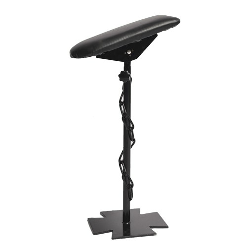 Heavy Duty Black Iron Tattoo Armrest Arm Leg Adjustable Flat Cross Base Supply