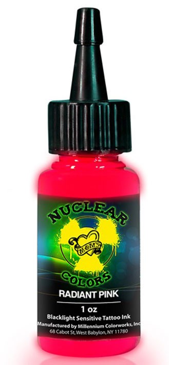 Radiant Pink UV Blacklight Ink - 1/2oz