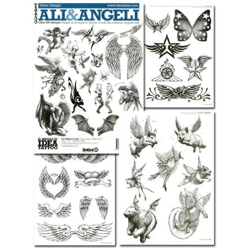 Tattoo Ali & Angeli Wings & Angels Flash Book