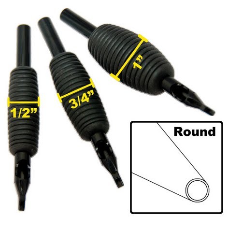 Round Tip Disposable Tubes Tattoo Supplies Supply