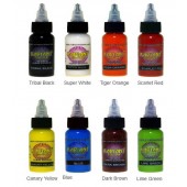 Tattoo Ink Set - Radiant Colors 8 Primary 1oz